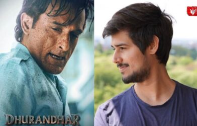Dhruv Rathee reacting on social media as controversy erupts over Dhurandhar movie