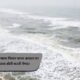 High tides warning at the beach; visitors advised to stay cautious