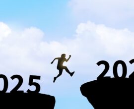 Person reflecting on lessons learned in 2025 before new year 2026