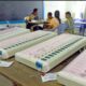 Electronic Voting Machine (EVM) with VVPAT used in Indian elections