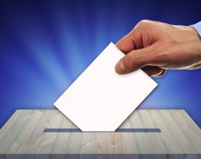 Election officials preparing for vote counting of municipal council and nagar panchayat elections