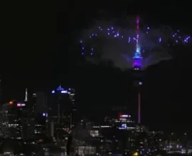 न्यूझीलंडमध्ये नव्या वर्षाचं स्वागत