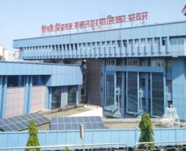 PCMC (Pimpri Chinchwad Municipal Corporation) main administrative building with clear signage