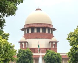 Supreme Court of India building highlighting pending court cases across the country