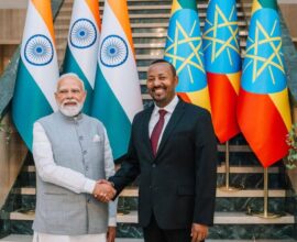 Prime Minister Narendra Modi welcomed in Ethiopia and honoured with highest civilian award