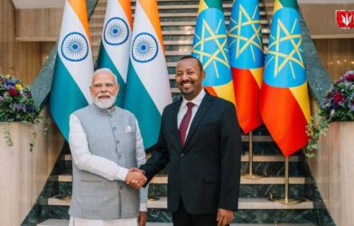 Prime Minister Narendra Modi welcomed in Ethiopia and honoured with highest civilian award