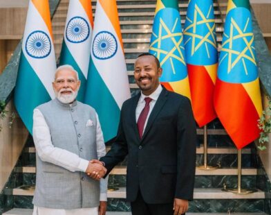Prime Minister Narendra Modi welcomed in Ethiopia and honoured with highest civilian award
