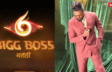Riteish Deshmukh on stage as the new host of Bigg Boss Marathi Season 6, announcement made on Bigg Boss Hindi platform with Salman Khan.