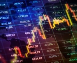 Indian stock market trading screen showing Sensex falling by 150 points and Nifty slipping below 25800 amid market volatility