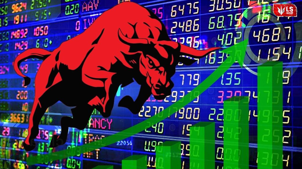 A stock market graph showing a downward trend, representing the fall in Sensex and Nifty for the third consecutive day