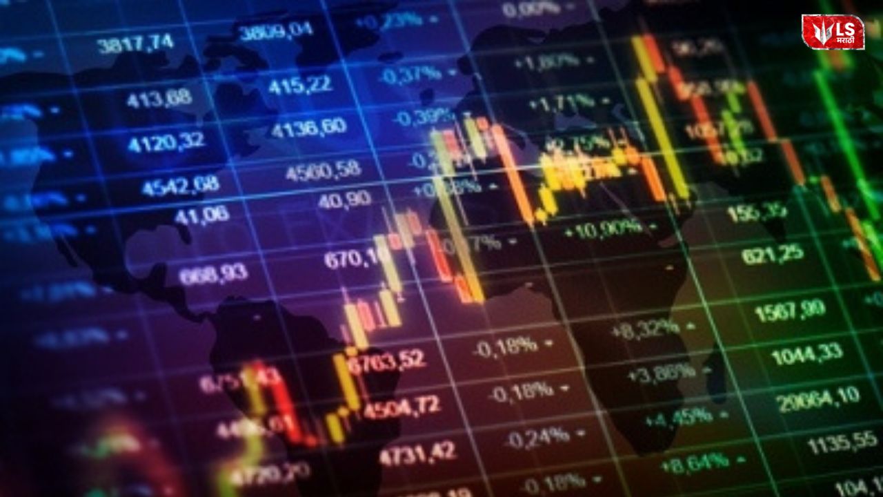 Stock market display board showing rising numbers as Sensex jumps 316 points and Nifty opens strong on the first day of the month
