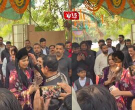 Luxury cars parked outside Tanya Mittal’s house highlighting her massive wealth