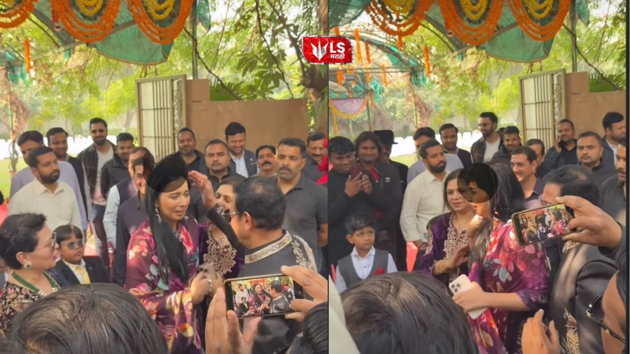 Luxury cars parked outside Tanya Mittal’s house highlighting her massive wealth