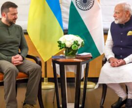 Ukrainian President Zelensky and Russian President Putin, international diplomacy, India visit speculation
