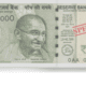 Counterfeit 500 rupee notes
