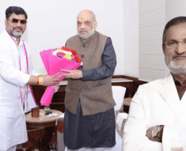 Dhananjay Munde meets Amit Shah