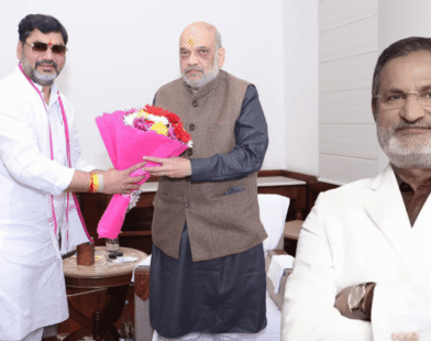Dhananjay Munde meets Amit Shah
