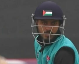 जम्मू-काश्मीर चॅम्पियन्स लीगमध्ये पॅलेस्टाईनच्या ध्वजावरुन वाद; क्रिकेटपटू फुरकान भटवर बंदी