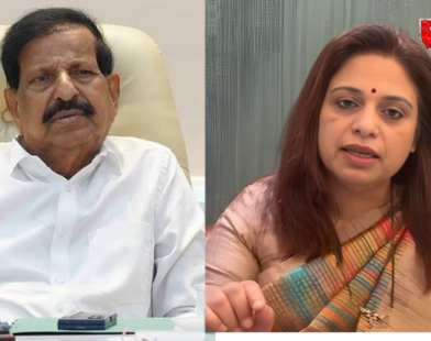 Sheetal Mhatre on Ganesh Naik