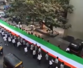 Mumbai Tiranga Yatra by students