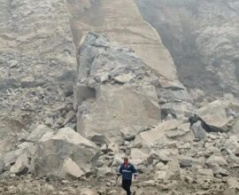 Explosion at Stone Quarry