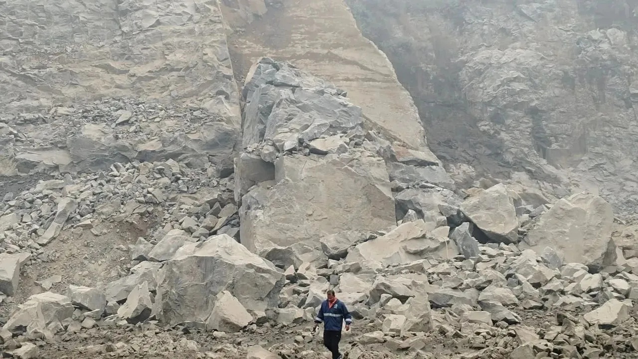 Explosion at Stone Quarry