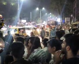 Competitive exam aspirants protesting against age limit in PSI recruitment in Pune