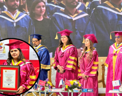 Pankaja Munde receives a doctorate degree