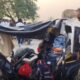 Severe road accident on Rahuri Shani Shingnapur road involving auto rickshaw and travels bus
