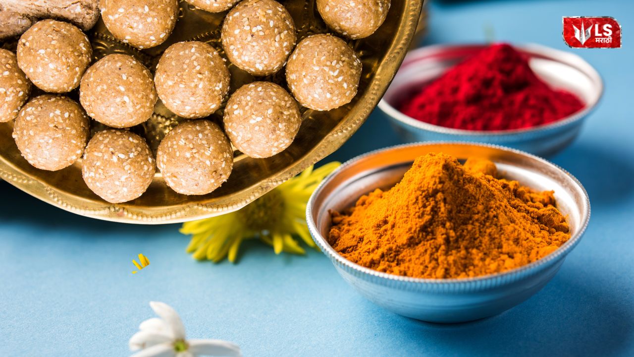 Tilgul sweets exchanged during Makar Sankranti festival