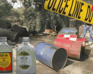 Illegal liquor seized by Crime Branch