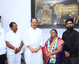 Ajit Pawar's political entry into the Nationalist Congress Party