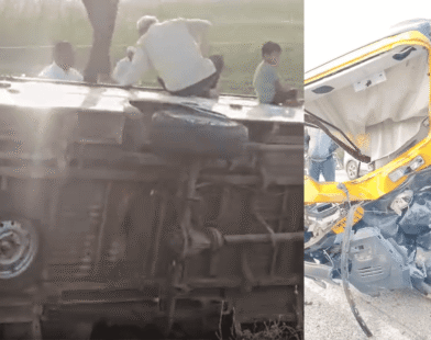 Rahuri Shani Shingnapur road accident