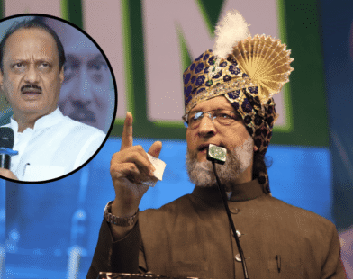 Asaduddin Owaisi attack on Ajit Pawar