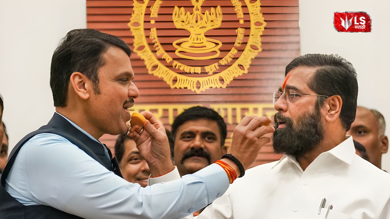 Mahayuti leaders and candidates celebrating after 66 candidates were elected unopposed in Maharashtra municipal elections