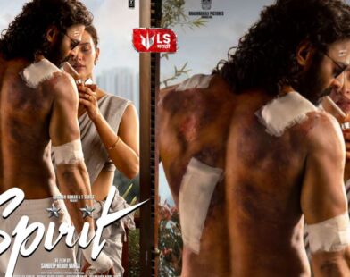Prabhas seen in a shirtless intense look in Spirit movie first poster