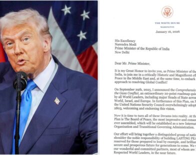 Trump Letter To PM Modi