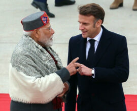 PM Modi Emmanuel Macron