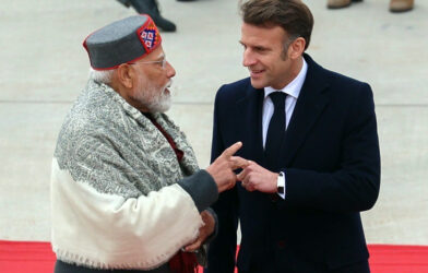 PM Modi Emmanuel Macron