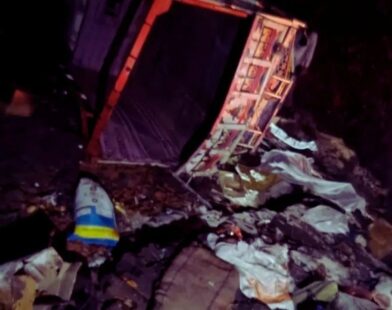 amravati accident pickup van falls into gorge many dead in dharni