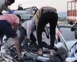 Multi Vehicle Chain Collision