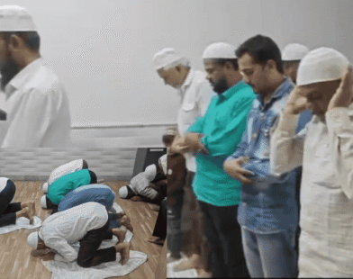 Namaz recitation debate