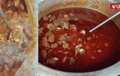 BJP Leader Meat Party Protest