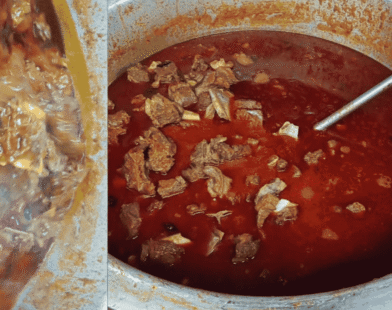 BJP Leader Meat Party Protest