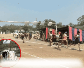 Candidate dies during field test