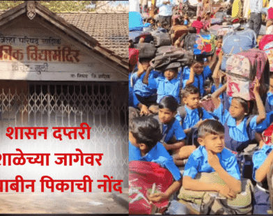 Record of soybean crop on school premises