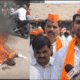 Burning of Rahuri statue