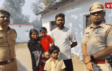 child stranded in Anganwadi