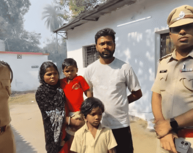 child stranded in Anganwadi