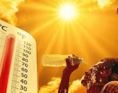 The temperature has risen